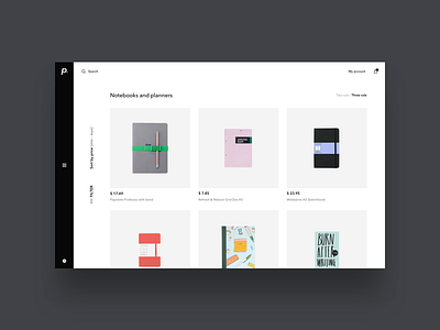 paperan shopping exploration design e commerce e shop interactive paperan shopping ui ux webdesign