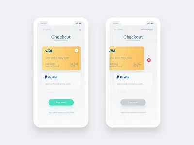 Daily UI Challenge #002 — Credit Card Checkout app checkout credit card dailyui iphone ui ux