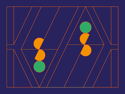 Abstract Card abstract shapes