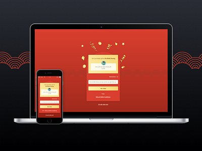 Red Envelope Campaign - Happy luna new year dailyui envelope happy landing landingpage luckymoney luna newyear page popup red redenvelope