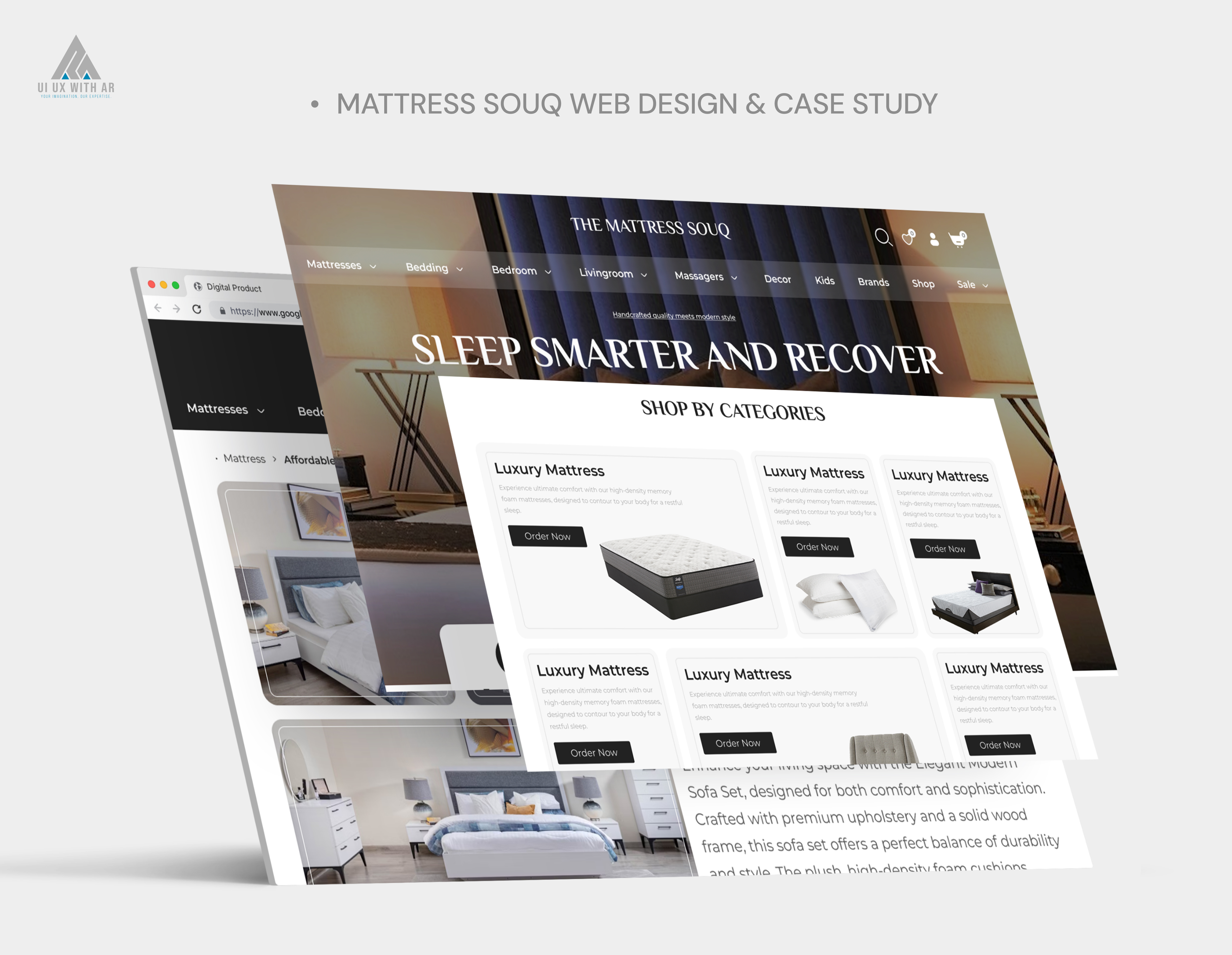 E- COMMERCE WEBSITE DESIGN AND CASE STUDY app design branding case study graphic design landing page design product design ui ui design ux design web design website ui