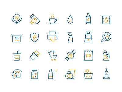 Profitero Icon Library branding data ecommerce icons illustration