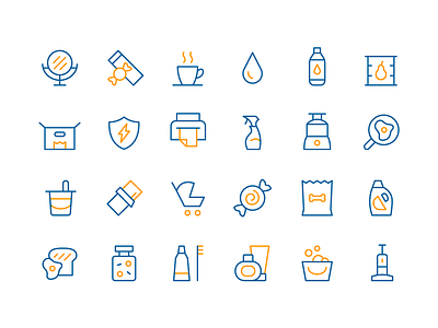 Profitero Icon Library branding data ecommerce icons illustration