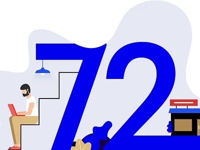 Get your Business Updated in 72 Hours business illustration laptop light products shop time update