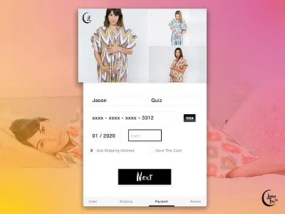 James Fox Co. - Shopping Cart credit card daily ui form gown maternity web