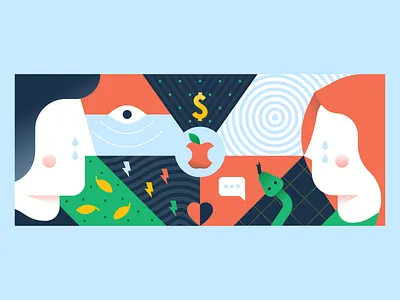 Things that break a relationship break couple flat gossip illustration love miguelcm money relationship routine