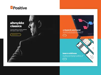 Positive Redesign #1 banner branding concept design positive redesign studio ui