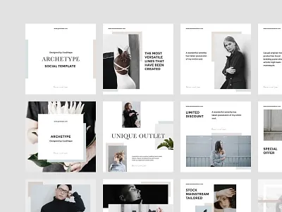 Smart Social Media Pack By Goashape blog facebook instagram layout media network pack pinterest post share social