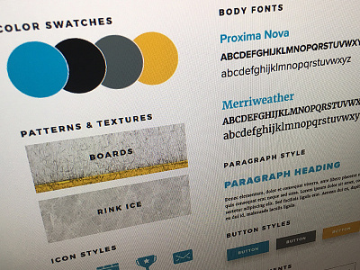 KO Sports — Mood Board discovery hockey mood board sports