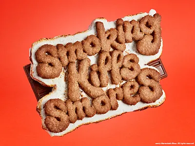 Tobacco Free Florida OOH Food Typography anti smoking dimensional lettering dimensional type food food lettering food type food typography lettering tobacco free typography