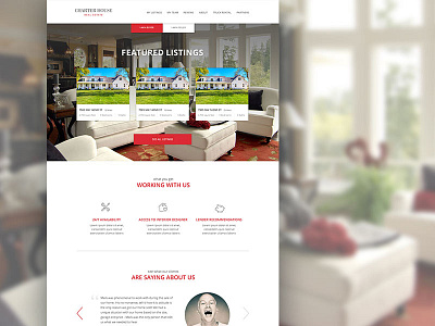 Charter House clean web design