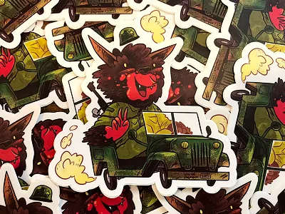 Namwolf Sticker art comic design digital art drawing illustration photoshop sticker werewolf