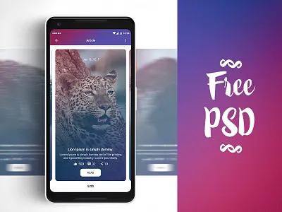 Articles list design - Free PSD animation article design daily ui daily ui 100 dark ui ecommerce free psd free ui kit freebies george samuel hero section interaction interaction design landing page list news app panda ui kit user experience user interface ux