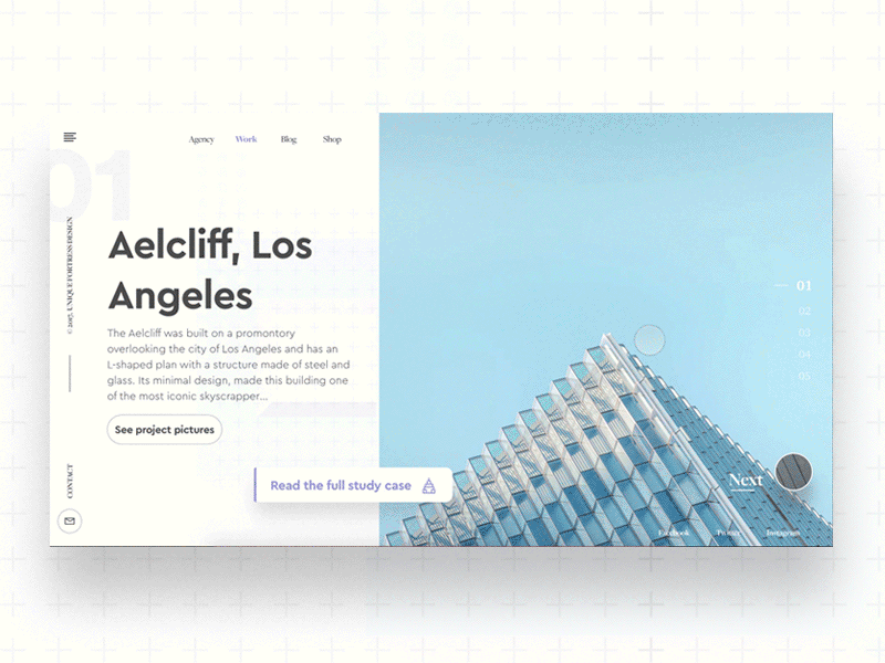 Case studies | Bubble transition agency bubble building case study interaction minimalism principle project slider