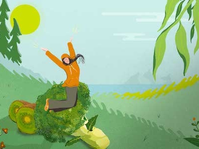 Broccoli Power—The Sun Times conceptual illustration digital illustration editorial illustration illustration photoshop