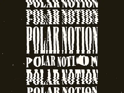 Polar Notion Scans font fonts glitch scans typography