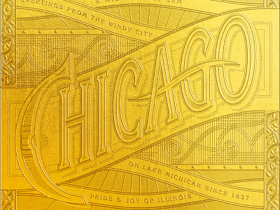 The Pride & Joy of Illinois chicago design illinois lettering typography