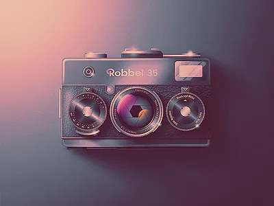 Skeuo Retro Camera Icon No.1 camera classic dials film lenses photography retro rollei san diego shines skeuomorphic