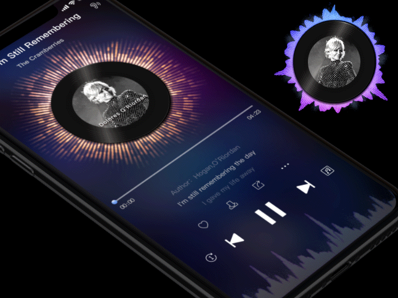 Music App Screen app music screen ui uitra ux violet
