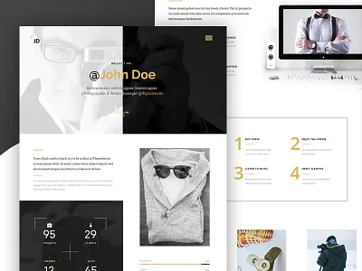 Photography Web Design black white bw dark web design elegant minimalist photography web design