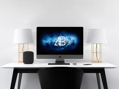 Modern iMac Pro Mockup Vol.2 apple desktop free imac imac pro mockup modern psd template