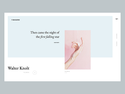 F.Magazine magazine minimal web
