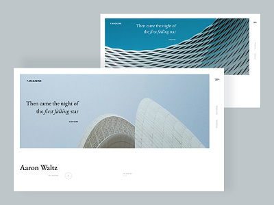 F.Magazine magazine minimal web