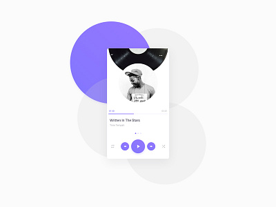 Music player app application design interface material mobile music player ui user ux