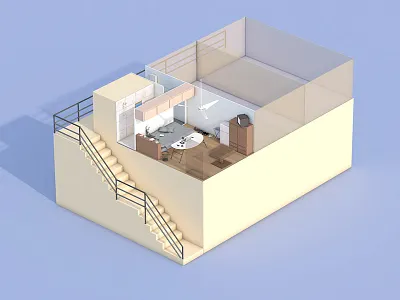 My old apartment 3d 3dart apartment c4d homedecor