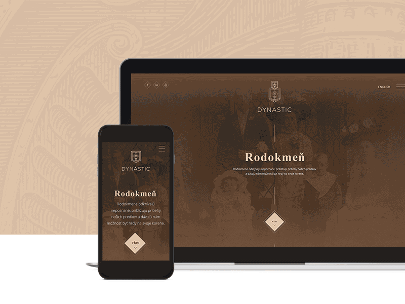 Dynastic Web darencurtis design history pedigree prestige responsive strong typography web web design