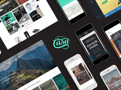 New portfolio : February 2018 art direction portfolio webdesign