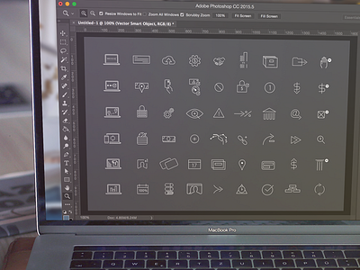 Wireframe Icon Set 1 color business icons library set simple