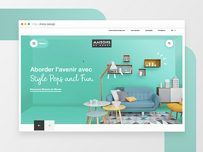 01 Maison Du Monde animation corporate furnitures maison du monde principle prototype