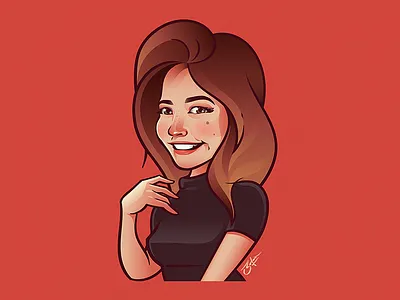 Erin blush cute girl laughing smile