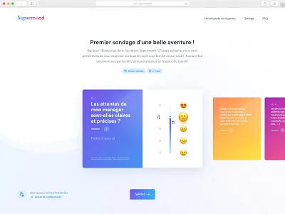 Survey & Feedback cards feedback form nps rating slider survey
