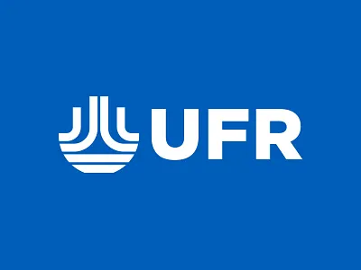 Universal Flooring Restoration Horizontal Mono Logo brand design identity lines logo minimal thick type utilitarian vector