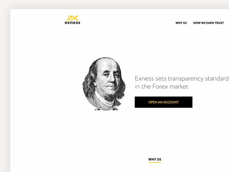 Trader Landing Page dollar forex franklin landing lp money trader ui webdesign