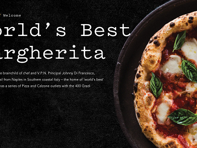 UX/UI Pizza Restaurant ui ux website