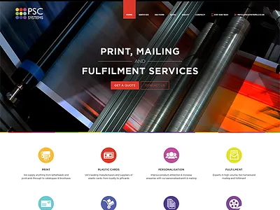 PSC Systems header printers services wip