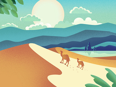 DESERT illustrations