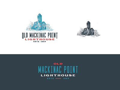 Michigan State Parks - Logos Pt III. art direction branding design emblem graphic design historic illustration lighthouse logo michigan parks state park