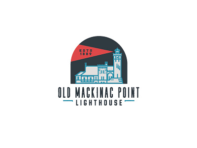 Michigan State Parks - Logos Pt II. art direction branding design emblem graphic design historic illustration lighthouse logo michigan parks state park