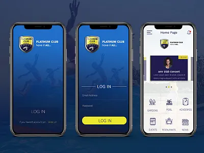Platinum Club | Community Mobile App app club community mobile platinum club sports