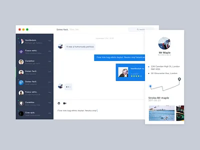 A conversation between a customer service and a driver blue client driver im passenger travel ui ux