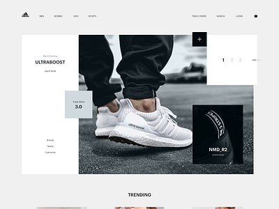 ADIDAS Mock-up 02 adidas design interface ui ux xd