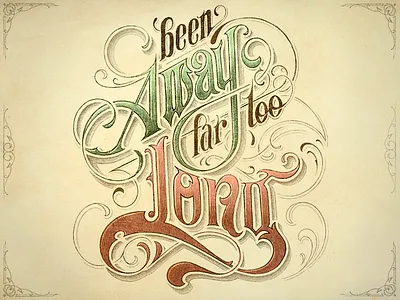 Toodles 147 - Been Away Far Too Long apple pencil hand drawn ipad pro lettering procreate sketch toodles