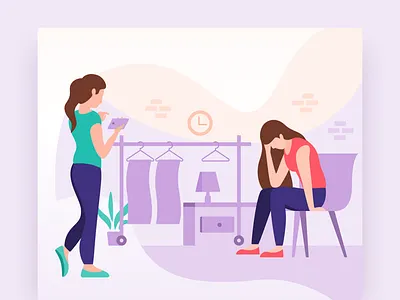 Managing your online store illustration ui