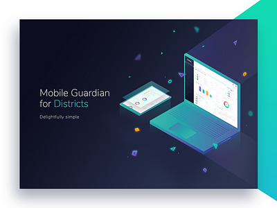 Hero option gradients hero illustrations isometric ui web design