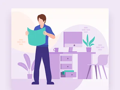 Get started illustration ui