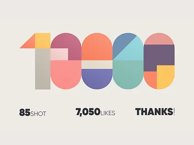 10K Followers! 10000 10k colors colours follower followers typography